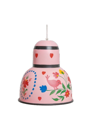 מנורת ילדים כובע קטן ורוד