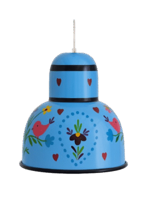 מנורת ילדים כובע קטן טורקיז