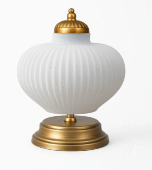 מנורת שולחן דגרי+ זכוכית 126W