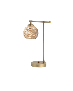 מנורה שולחנית 'סילבר' + אהיל קש