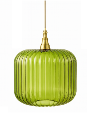 מנורת תלייה סדריק ירוקה