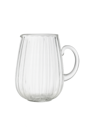 קנקן זכוכית גדול פסים