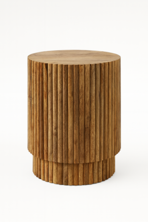 שולחן צד פסים גדול