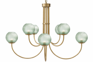 שנדליר 'ארצ'רי' 8 קנים+ זכוכית 794GRN