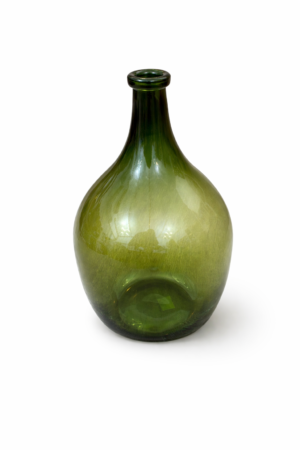 אגרטל זכוכית ירוק גדול