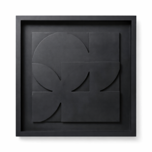 תמונה מרובעת שחורה גאומטרי