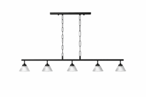 מתלה חמישייה שחור עם זכוכיות