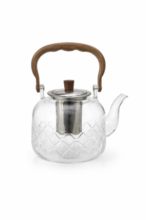 קומקום זכוכית משבצות