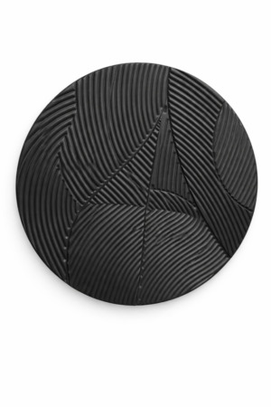 תמונה עגולה שחורה פלטיניום