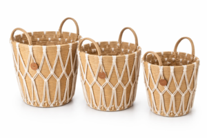 סט סלי קש בוהו שלישייה