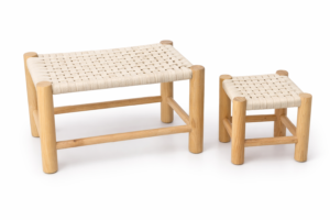 סט שרפרפים סרוג בד