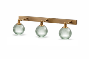 פס 70 נחושת עם 3 זכוכיות ירוקות