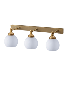 פס 70 נחושת עם שלושה זכוכיות לבנות