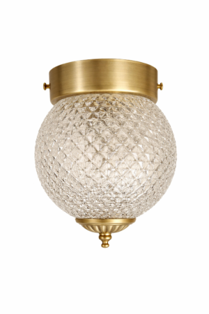 צמוד תקרה כדור זכוכית